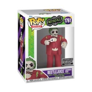 Funko Pop! Movies Beetlejuice #1761 Red Tux Exclusive Vinyl Figure NEW